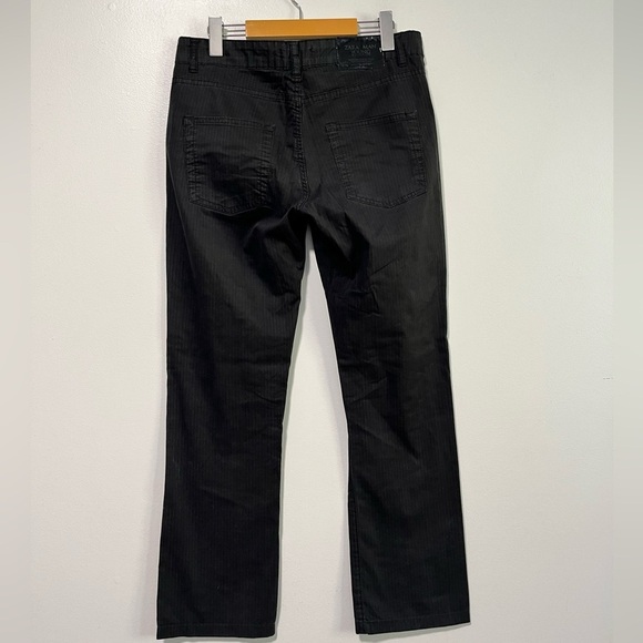 Zara Man Young Division Black Pinstripe Pants – Size 31 - Picture 8 of 12